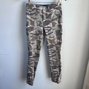 J. CREW CAMO VINTAGE STRAIGHT CARGO PANTS Size 28T